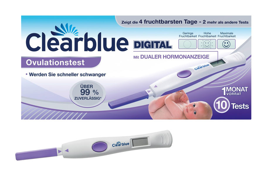 time4baby Clearblue Ovulationstest Advanced 10 Stück inkl
