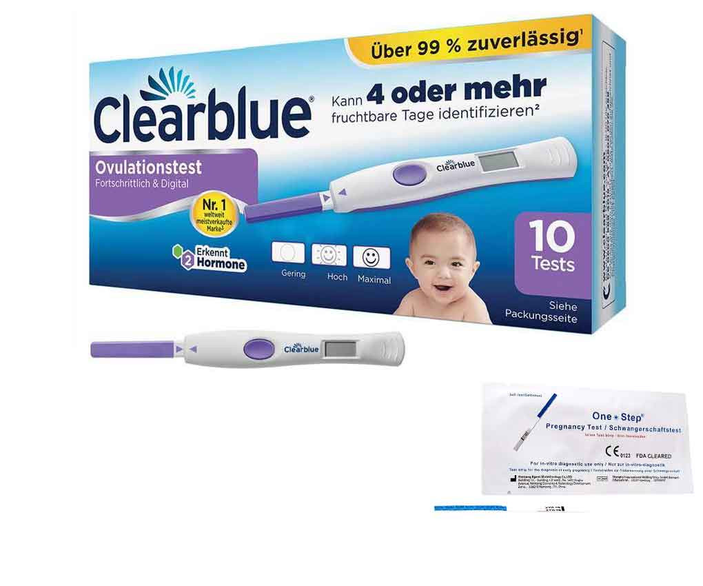 Clearblue Ovulationstest Advanced 2.0 mit dualem Hormonindikator 10 Stück
