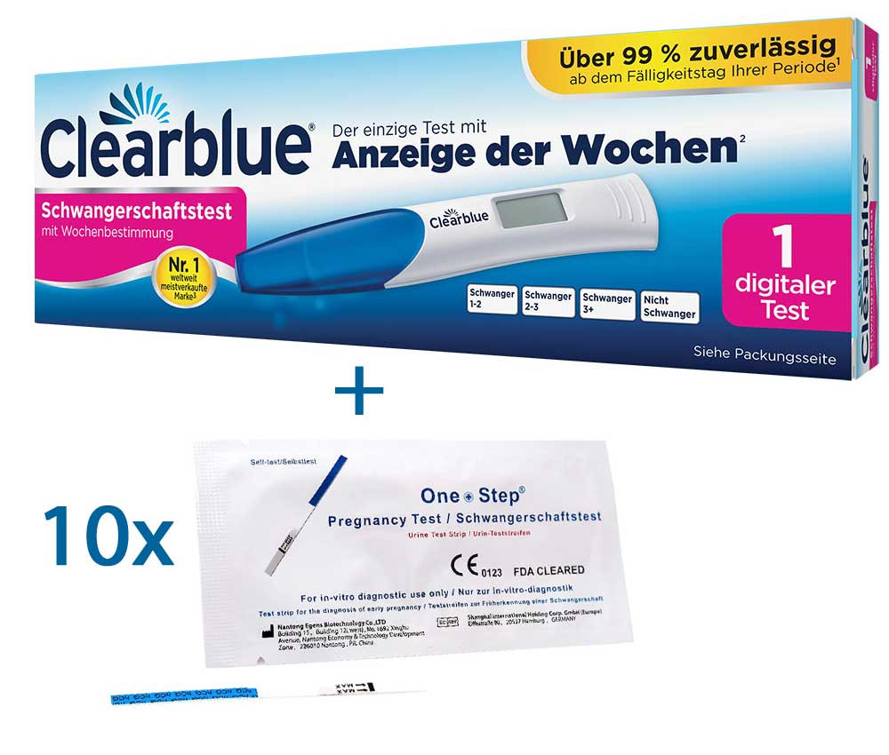 Time4baby Online Shop Clearblue Digitaler Schwangerschaftstest