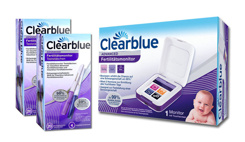 Clearblue Advanced Fertilitätsmonitor + 2 x CL 20+4