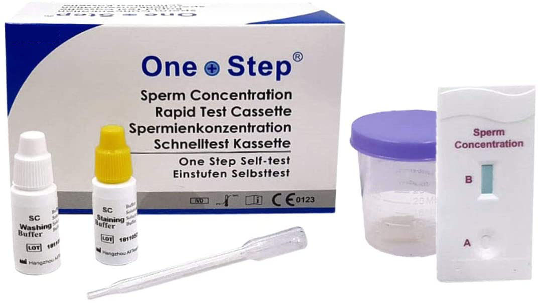 One+Step Fruchtbarkeitstest für Männer - Spermatest Spermien Test für Männer Sperma Test - Misst die Konzentration von Spermien_ Amazon.de_ Drogerie & Körperpflege