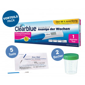 Clearblue Schwangerschaftsfrühtest mit Wochenbestimmung und eindeutigen digitalen Ergebnissen, 1 digitaler Test_ Amazon.de_ Drogerie & Körperpflege