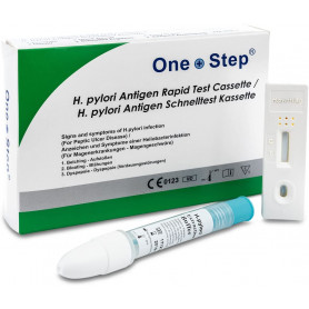 One+Step Helicobacter H.Pylori) Antigen Schnelltestkassette (Stuhl) - Selbstest für Zuhause, 1 Stück_ Amazon.de_ Drogerie & Körperpfleg