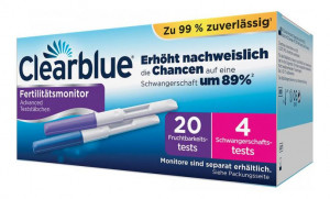 learblue ADVANCED Fertilitätsmonitor Teststäbchen 20+4 plus OneStep® Schwangerschaftstests 10 miu/ml